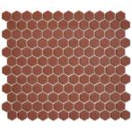 Mozaiek Tegel Hexagon 26x30 cm Mat Terra Cotta (Doosinhoud, Overige typen, Ophalen of Verzenden
