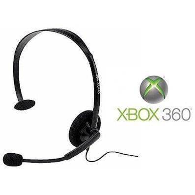 Microsoft Xbox 360 Headset Wired Zwart, Games en Spelcomputers, Spelcomputers | Xbox 360, Zo goed als nieuw, Ophalen of Verzenden