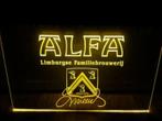 Alfa neon bord lamp LED cafe verlichting reclame lichtbak, Huis en Inrichting, Verzenden, Nieuw