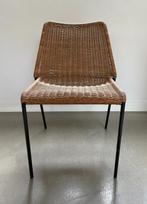 A. Polak - Herbert Hirche - Stoel - metaal, riet, Antiek en Kunst