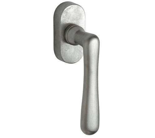 Draaikiepgarnituur Linea/Elegant mat nikkel ongelakt, Doe-het-zelf en Bouw, Hang- en Sluitwerk, Klink of Kruk, Nieuw, Overige materialen
