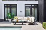 Suns Nardo aluminium loungeset Matt black met Naturel, Tuin en Terras, Tuinsets en Loungesets, Nieuw