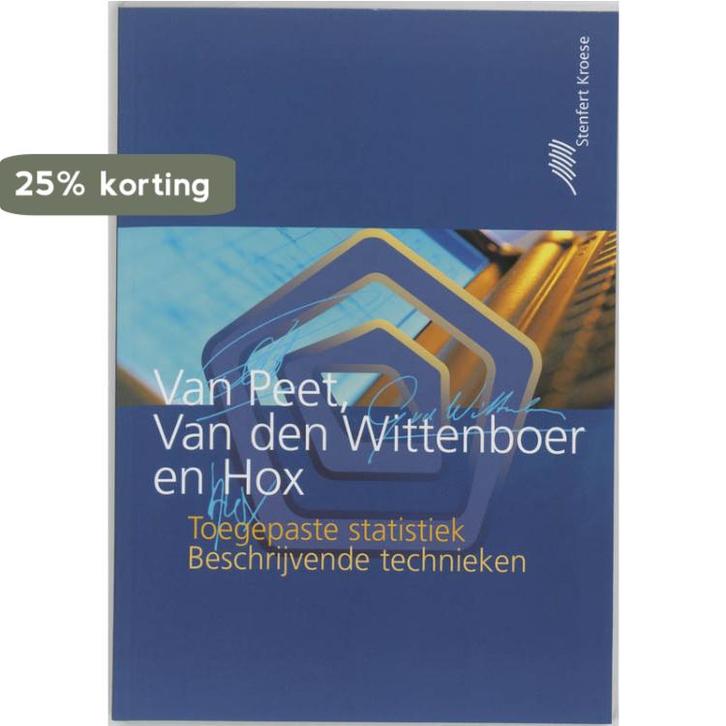 Toegepaste statistiek - Beschrijvende technieken, Boeken, Wetenschap, Gelezen, Verzenden