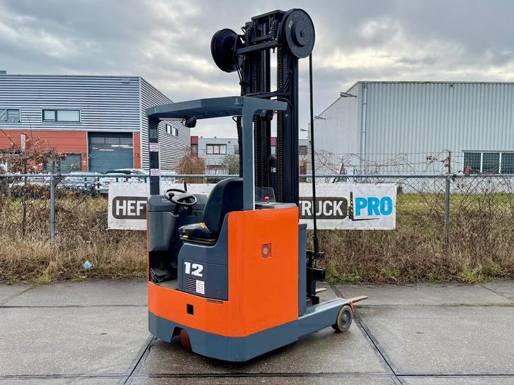 Toyota 6FBRE12 hh 900 cm (1997) met quattro mast MET VIDEO, Zakelijke goederen, Machines en Bouw | Heftrucks en Intern transport