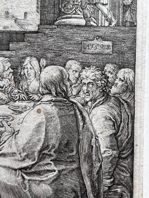 Hendrick Goltzius (1558-1617) - The Last Supper, from The, Antiek en Kunst, Antiek | Overige Antiek