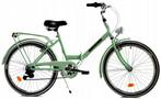 Vouwfiets - 24 inch - 6 versnellingen - mintgroen, Fietsen en Brommers, Fietsen | Vouwfietsen, Ophalen of Verzenden, Nieuw