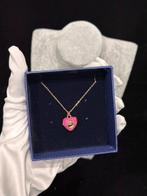 Swarovski - Beeldje, Beating Heart, Pink Heart Necklace -