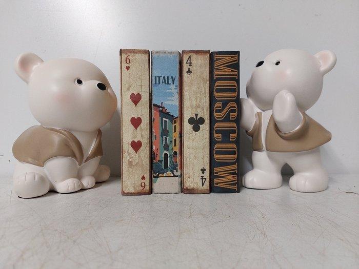 Statue, boekensteun - 15 cm - polyresin, Antiek en Kunst, Curiosa en Brocante