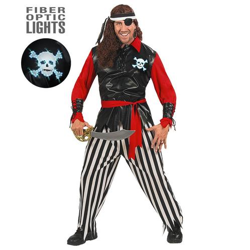 Piraat Kostuum Rood Zwart Heren Met Licht, Vêtements | Hommes, Costumes de carnaval & Vêtements de fête, Envoi
