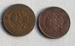 Rusland. 5 Kopecks 2x 1869/1872 (Zonder minimumprijs)