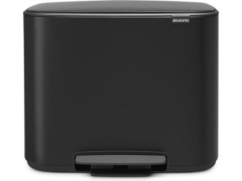Brabantia Bo Prullenbak - 36 liter - Matt Black, Huis en Inrichting, Woonaccessoires | Overige, Zo goed als nieuw, Verzenden