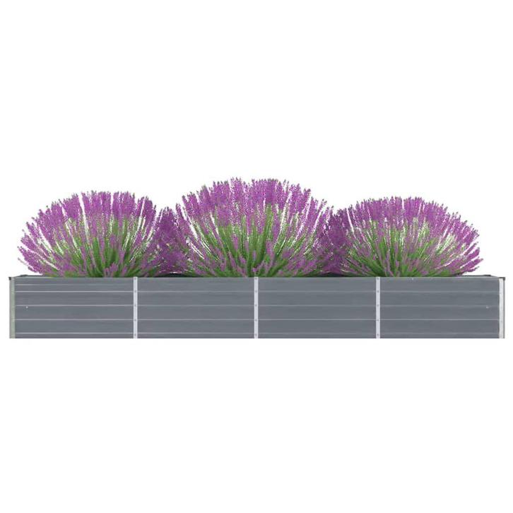 Grote Plantenbak 320cm Grijs | OP = OP | -40%, Tuin en Terras, Bloembakken en Plantenbakken, 30 tot 60 cm, 100 cm of meer, Rechthoekig