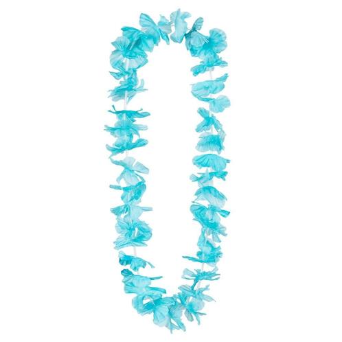 Hawaii Krans Turquoise, Hobby en Vrije tijd, Feestartikelen, Nieuw, Verzenden