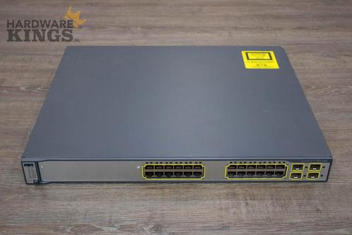 Cisco WS-C3750G-24TS-E1U 24 poorts switch, Informatique & Logiciels, Commutateurs réseau, Enlèvement ou Envoi