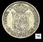 Royaume d’Espagne. Isabelle II. 40 céntimos de escudo 1866 -