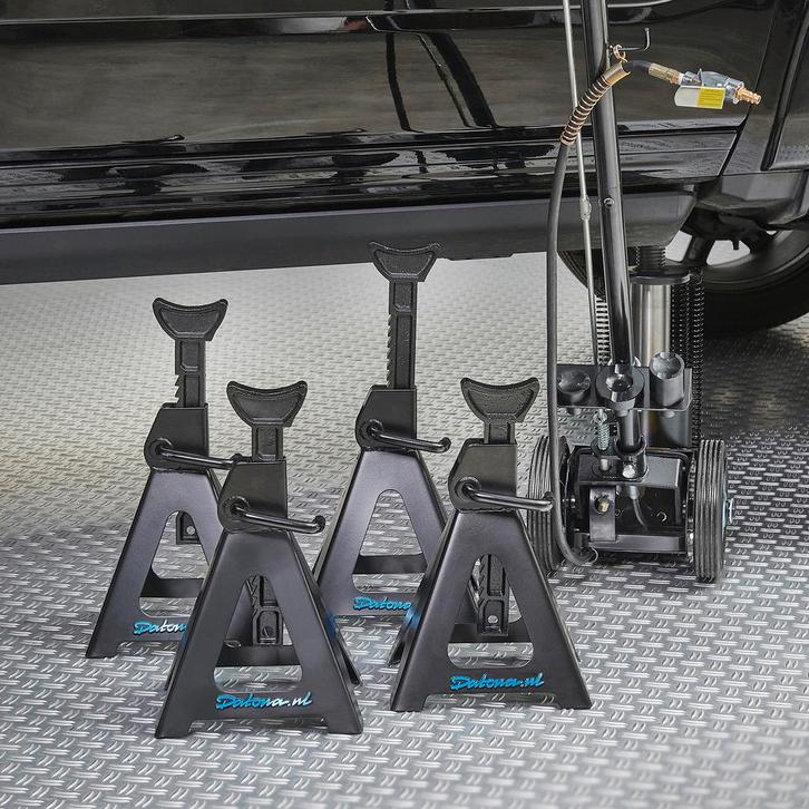 Datona Krik 35 ton met vier assteunen 12 ton - Datona -, Auto diversen, Krikken, Ophalen of Verzenden