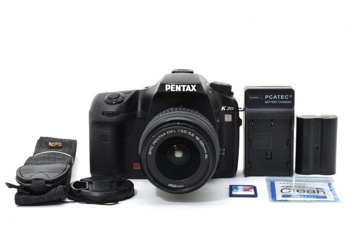 Pentax K20D + DA L 3.5-5.6/18-55mm SMC AL Digitale camera, Audio, Tv en Foto, Fotocamera's Digitaal