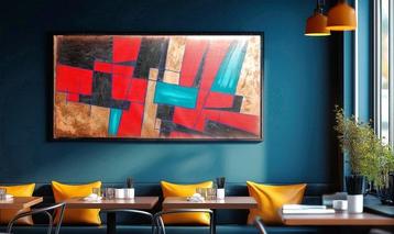 Ksavera - Abstract A1378 - painting on XXL canvas 210cm
