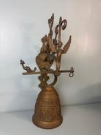 Decoratieve bel - Authentieke Oude Messing Kloosterbel met