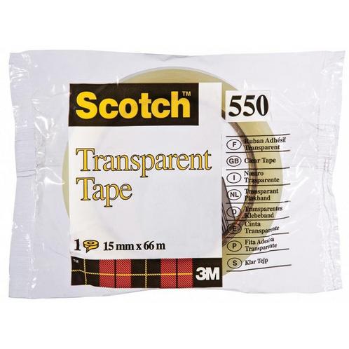 Scotch transparante tape 550 ft 15 mm x 66 m, Huis en Inrichting, Woonaccessoires | Overige