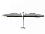 Veiling - Dubbele hangende parasol donkergrijs 2 * 300x300cm, Jardin & Terrasse