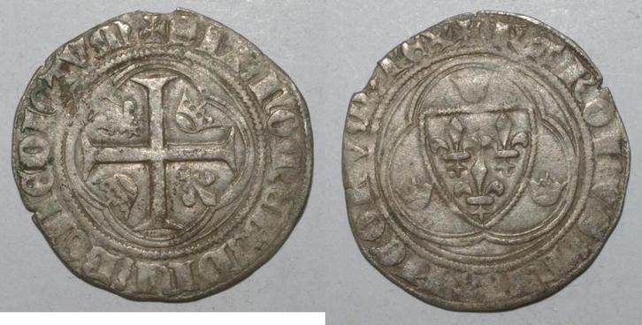 Ohne Jahr France Dup 587 -charles Viii 1483-1498 -blanc A..., Postzegels en Munten, Munten | Europa | Niet-Euromunten, België