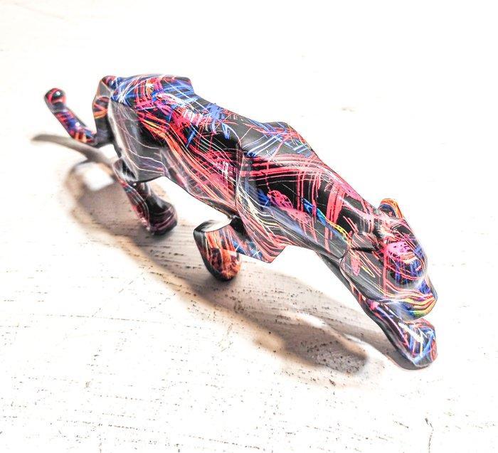Sculptuuur voor buiten, Pantera - 25 cm - Hars, Antiek en Kunst, Kunst | Designobjecten