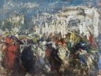 Pompeo Mariani (1857-1927) - Festa in piazza