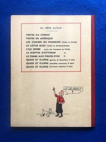 Tintin T7 - Tintin au Congo - N&B - (A15, 30e mille) - beschikbaar voor biedingen