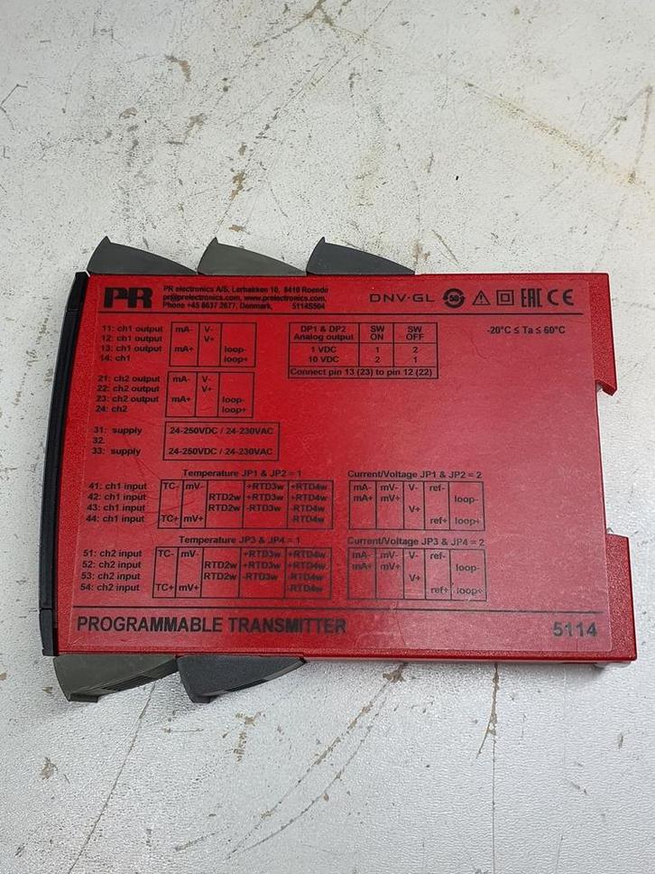 PR Electronics 5114A_B Signaalconditioners Sourced from w..., Doe-het-zelf en Bouw, Overige Doe-Het-Zelf en Bouw, Nieuw, Verzenden