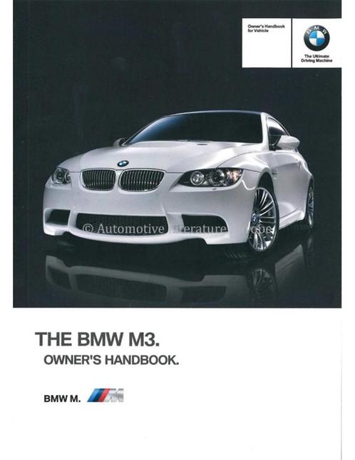2012 BMW M3 INSTRUCTIEBOEKJE ENGELS, Auto diversen, Handleidingen en Instructieboekjes