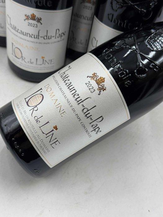 2023 Domaine LOr de Line - Châteauneuf-du-Pape - 6 Flessen, Collections, Vins
