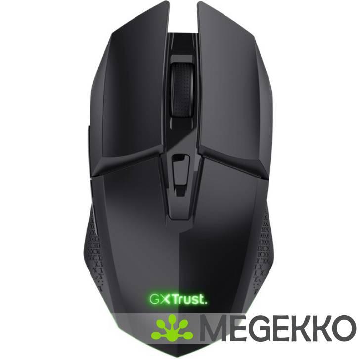 Trust GXT 110 Felox Draadloze Zwarte Gaming Muis, Computers en Software, Overige Computers en Software, Nieuw, Verzenden