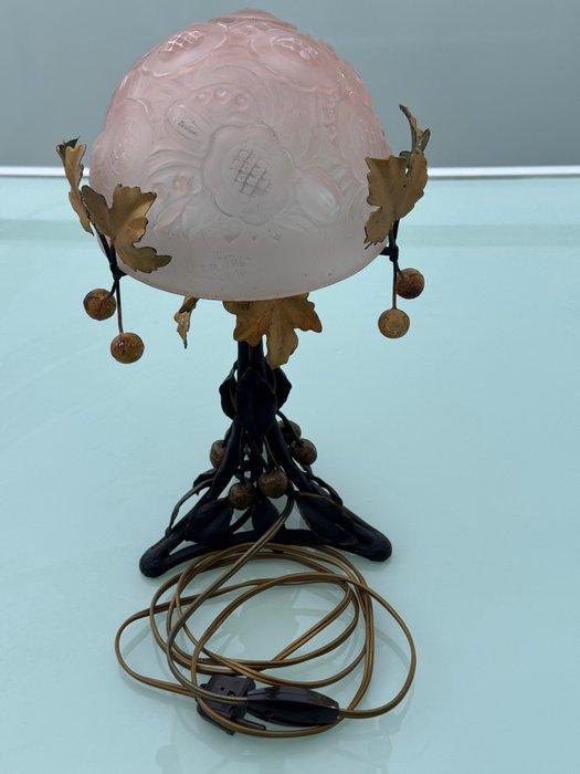 Bankierslamp - Smeedijzer, Antiquités & Art, Art | Objets design