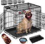 LOVPET® Hondenbox - Transportbox - Opvouwbaar - L - Zwart, Dieren en Toebehoren, Verzenden, Nieuw