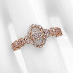 Zonder Minimumprijs - Ring Roségoud -  0.38 tw. Roze Diamant