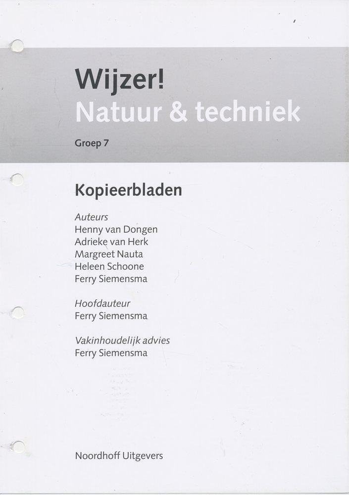 Wijzer! Natuur en Techniek kopieerbladen groep 7, Boeken, Schoolboeken, Verzenden