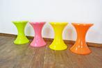 Kruk - Plastic - Vier vintage krukken