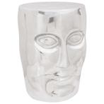 vidaXL Kruk Zilver Aluminium, Huis en Inrichting, Barkrukken, Verzenden, Nieuw