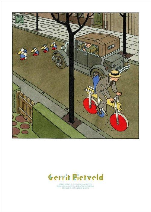 Swarte, Joost - 1 Offset Print - Joost Swarte strips -, Boeken, Strips | Comics
