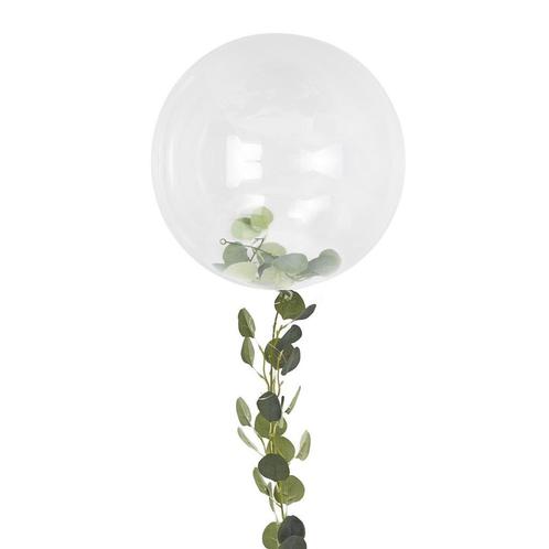 Doorzichtige Ballon Bladeren 91cm, Hobby en Vrije tijd, Feestartikelen, Nieuw, Verzenden