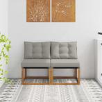 vidaXL 2 Stuk Buiten Middelste sofa, Verzenden