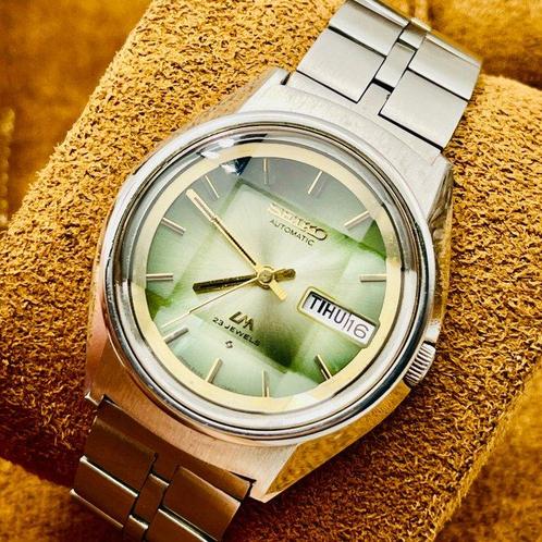 Seiko - LM Automatic Gradient Green Sunburst - Sans Prix, Handtassen en Accessoires, Horloges | Antiek