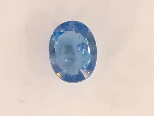 Blue natural heated Sapphire Ceylon,1.02ct, Handtassen en Accessoires, Edelstenen, Verzenden