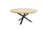 Taste by 4 Seasons Prado eettafel antraciet - teak blad Ø