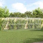 vidaXL Hondenhok 3 pcs Zilver 6 x 2 x 2 m Gegalvaniseerd, Dieren en Toebehoren, Verzenden, Nieuw