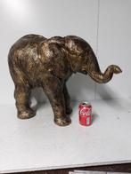 sculptuur, baby elephant color bronze - 48 cm - polyresin, Antiek en Kunst