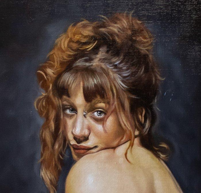 Mario Borrelli - Nudo di donna, Antiek en Kunst, Kunst | Schilderijen | Modern