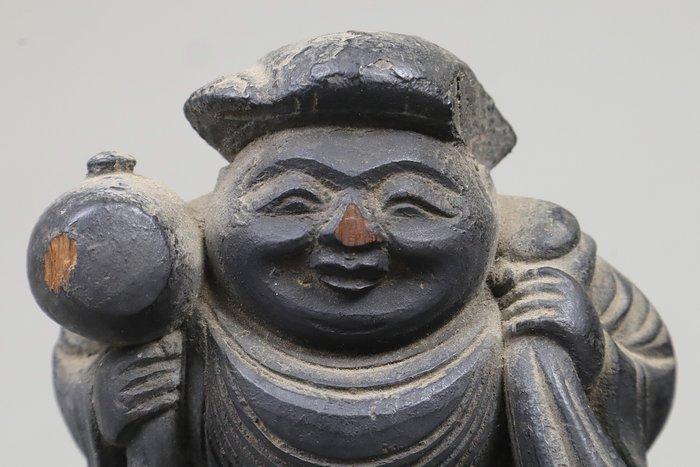 Sculptures of Daikokuten and Ebisu – Two of the Seven Lucky, Antiek en Kunst, Antiek | Overige Antiek