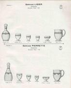 St. Louis, attr. - Drinkservies (6) - Kristal, Antiek en Kunst